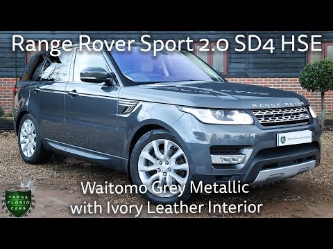 [4K] Range Rover Sport 2.0 SD4 HSE registered July 2016 (16) finished in Waitomo Grey Metallic
