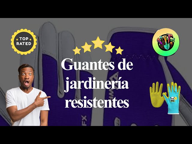 Vídeo relacionado con RuviGrab - Guante de Trabajo en piel de Flor de Vacuno Natural para Jardinería, construccion y obra, industria, Guantes de Piel