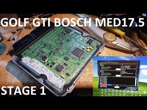 Golf GTI MK6 ecu remap... Bosch MED17.5 read and write with K-tag.
