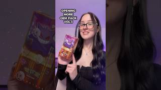 I can’t believe this... Opening More Gem Pack Vol.3! 💜 #pokemon #pokemontcg #pokemoncards #gempack