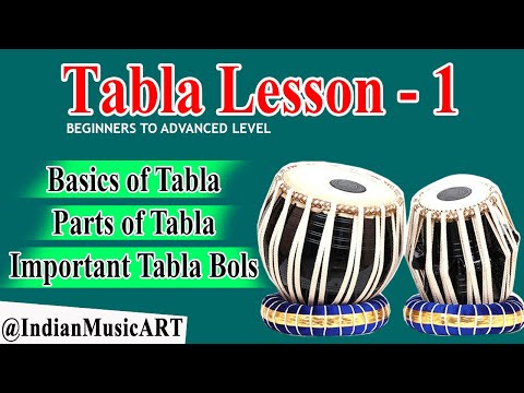 Learn Tabla Lesson - 1 | Basics of Tabla, Parts, Important Bols