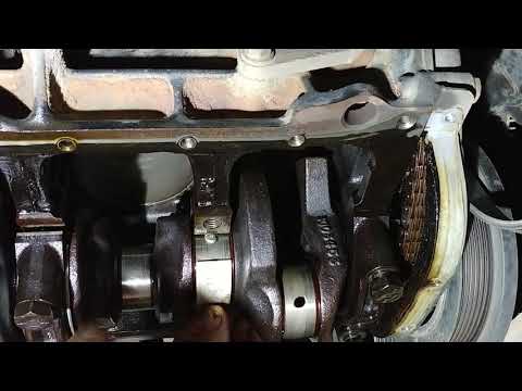 Change Main bearings with crankshaft still installed