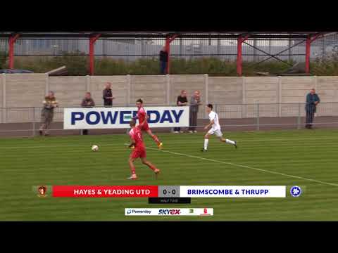 Hayes & Yeading Utd v Brimscombe & Thrupp | HIGHLIGHTS | 19th Aug 2017