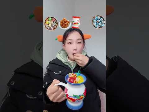 Die Herausforderung, ein Emoticon-Paket mit dem Gourmet-Mädchen 184 zu essen