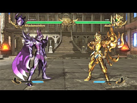 Wyvern Rhadamanthys vs Leo Aiolia God Cloth (Hardest AI) - Saint Seiya: Soldiers' Soul