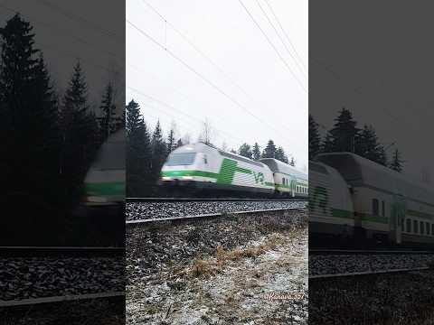 IC145 Helsinki-Pieksämäki 🇫🇮 VR rautatieasema #video #train #shorts 🛤️ trevlig resa