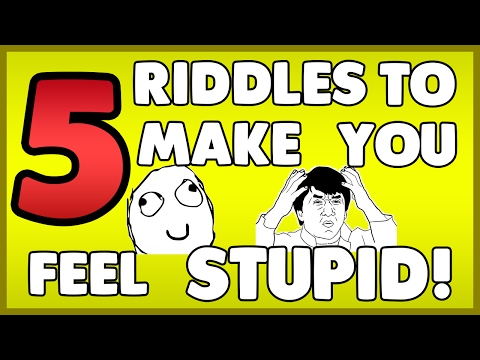 5 Trick questions to make you feel stupid! Best FUNNY RIDDLES!!