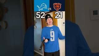 LIONS VS BEARS RECAP😳🤣🏈 #nfl #football #lions #bears #skit #funny