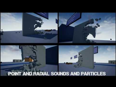 DENT - Destructible Environment Network Toolkit - For UE4 - 4.15 - Marketplace Showcase