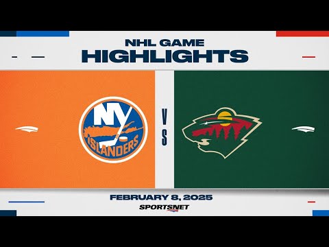 NHL Highlights | Islanders vs. Wild - February 8, 2025