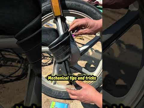Inner Tube Hack! #shorts #MechanicLife #satisfyingfix #motorcyclebuild #restoration