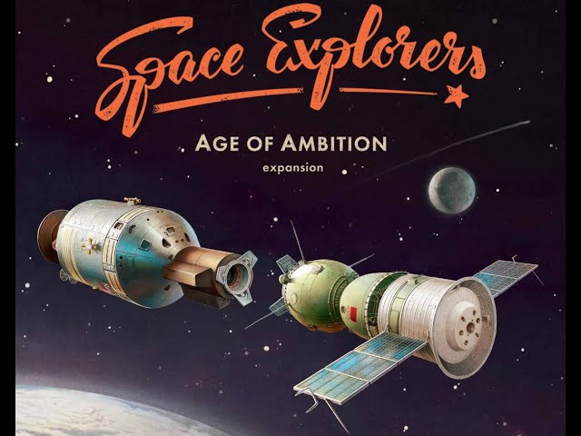 Vídeo relacionado con Space Explorers Age of Ambition, juego de mesa de estrategia de expansión, 7 nuevos módulos de carreras espaciales 25th Century Games