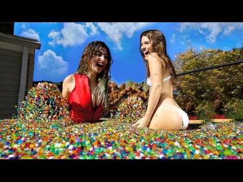 10 Million Orbeez In Hot Tub! Video