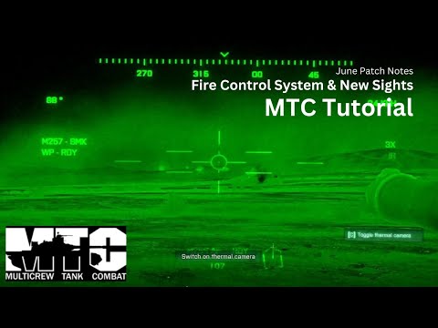 NEW UPDATE! FCS and New Sights Tutorial | Multicrew Tank Combat Tutorial