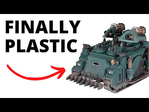 New Space Marine Tank! Whirlwind Scorpius finally in Plastic