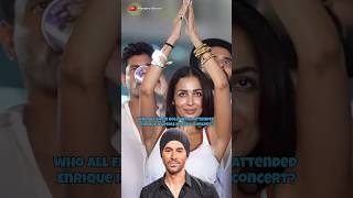 Who All From Bollywood Attended Enrique Iglesias Mumbai Concert? 🤔 #youtubeshorts #enriqueiglesias