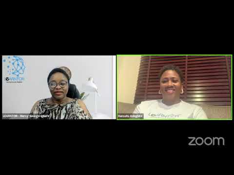 Mrs Hansatu Adegbite Executive Director #WIMBIZ Feedback, #LEARNTOR Cohort II Digital Transformation