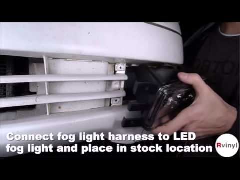 LEXUS GS 300 / 400 1998 - 2005 Aftermarket LED Fog Light Installation Video