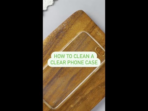 How to Clean a Clear Phone Case #shorts