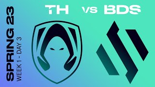 LEC Spring Split 2023 - W1D3 - TH vs BDS