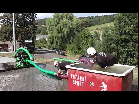 SDH Lesnice veteráni - „o nejrychlejší nalívačku“ - VC Sobotín 2018 (1)