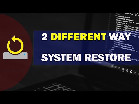 System Restore in Windows 7 8 10(Sistem Geri Nasıl Yüklenir) Video