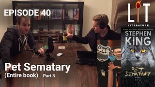 thumbnail for episode 40 talking about Stephen Kings book Pet Cemetary