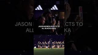 Jason Momoa is all of us watching the haka 😍