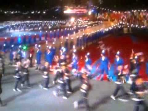 Elbow singing at the london 2012 olympic games