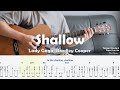 Shallow (A Star Is Born) - Lady Gaga, Bradley Cooper/ Fingerstyle Guitar / Tabs + Chords + Lyrics