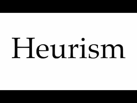 How to Pronounce Heurism