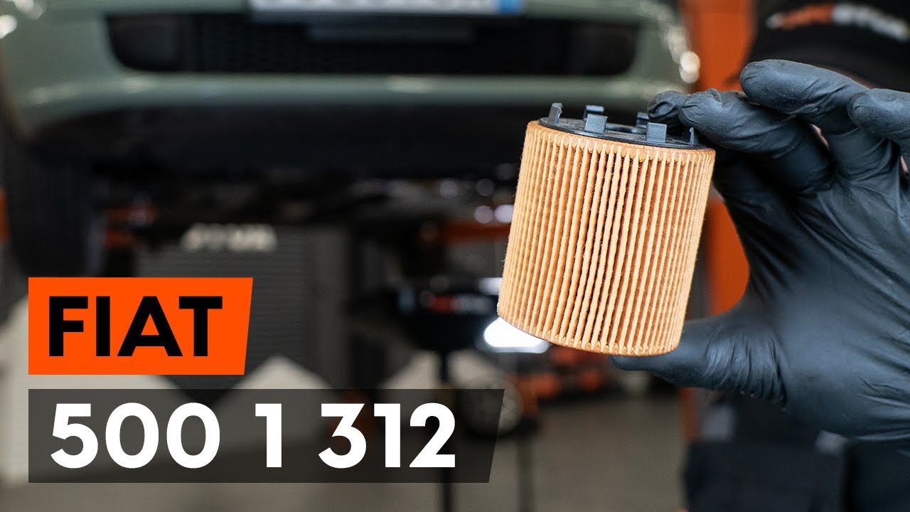 Jak vyměnit motorový olej a olejový filtr na Fiat 500 312 – návod k výměně