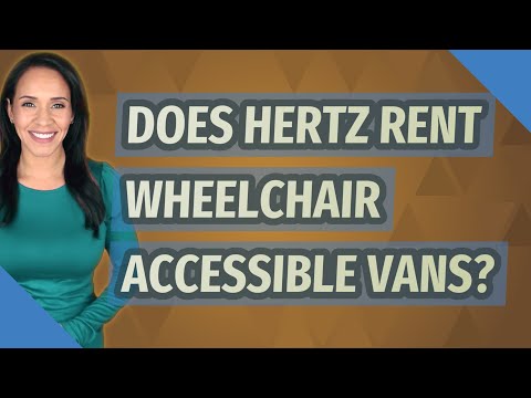 Does Hertz rent wheelchair accessible vans?