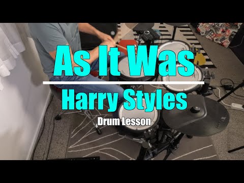 As It Was Drum Lesson - Harry Styles