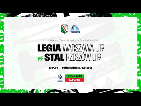 CLJ U19 2025/26: Legia Warszawa U19 vs Stal Rzeszów U19 (live)