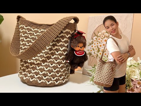 EP.156 Crochet alternating color fan pattern