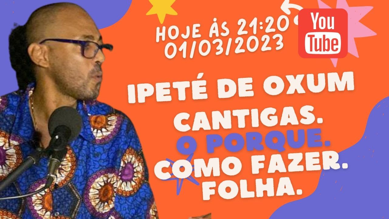 Ipete de oxum, cantigas, modo de fazer e folhas