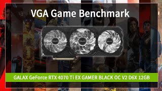 갤럭시 GALAX 지포스 RTX 4070 Ti EX GAMER BLACK OC V2 D6X 12GB_동영상_이미지