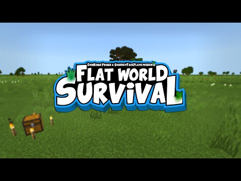 DanRobzProbz - Flat World Survival, a Brand NEW Challenge Map coming to The Minecraft Marketplace!