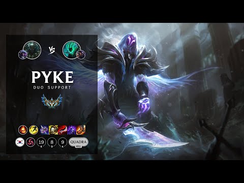 Pyke Support vs Thresh - KR Challenger Patch 12.19