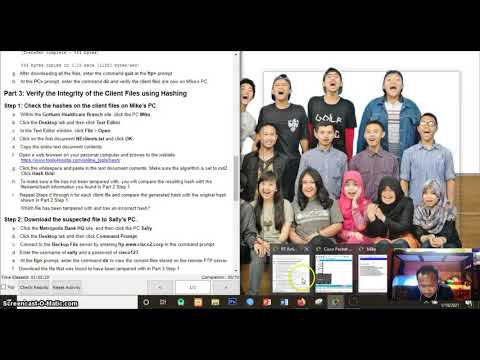 2.5.2.7 Packet Tracer –Using File and Data Integrity Checks