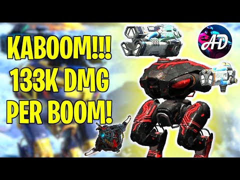 OVERDRIVE HELLBURNER KABOOM!!! +85% DMG - Overdrive Unit Gameplay - War Robots MK2 WR Gameplay