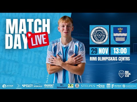 29.11.2025 Riga Futsal Club vs Daugavpils FS I 13:00 LIVE!