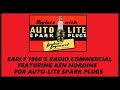 RADIO COMMERCIAL - AUTO-LITE SPARK PLUGS (FEATURING KEN MORDINE)