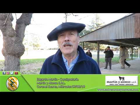 07-08-19 - Edgardo Martín - Consignatario - Martín y Alonso S.R.L. - Coronel Suarez