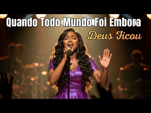 Quando Todo Mundo Foi Embora, Deus Ficou 🙏 | Música Cristã de Esperança e Consolo