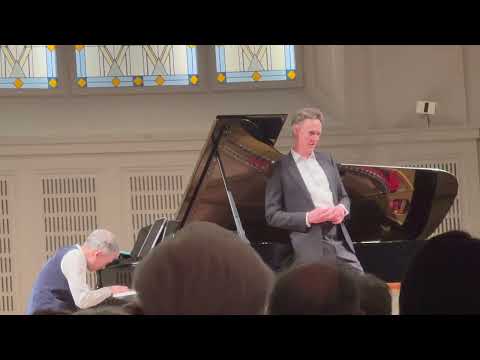 Ian Bostridge, Brad Mehldau (live clips) 2023 - Wiener Konzerthaus
