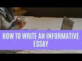 How to Write an Informative Essay [Easiest Way]
