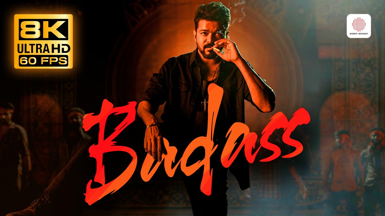 Badass 8K 60 FPS Video Song | LEO | Thalapathy Vijay | Anirudh Ravichander | Trisha