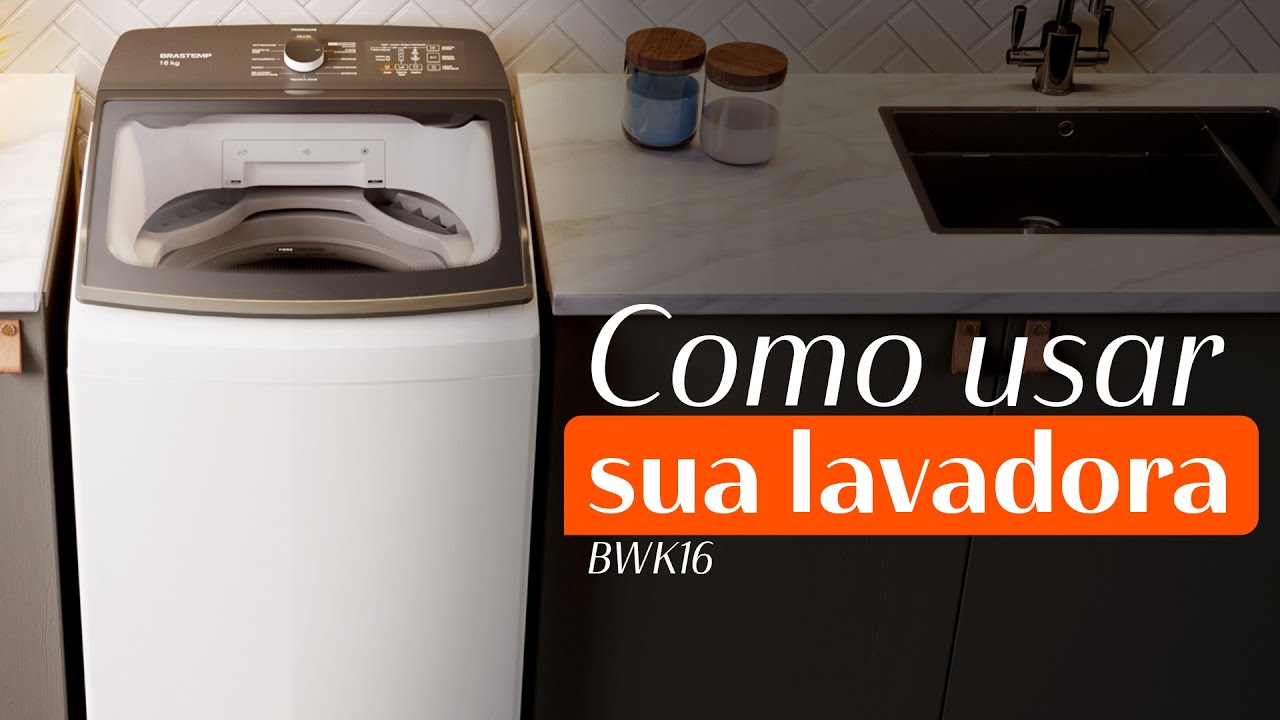 Como utilizar sua lavadora - BWK16